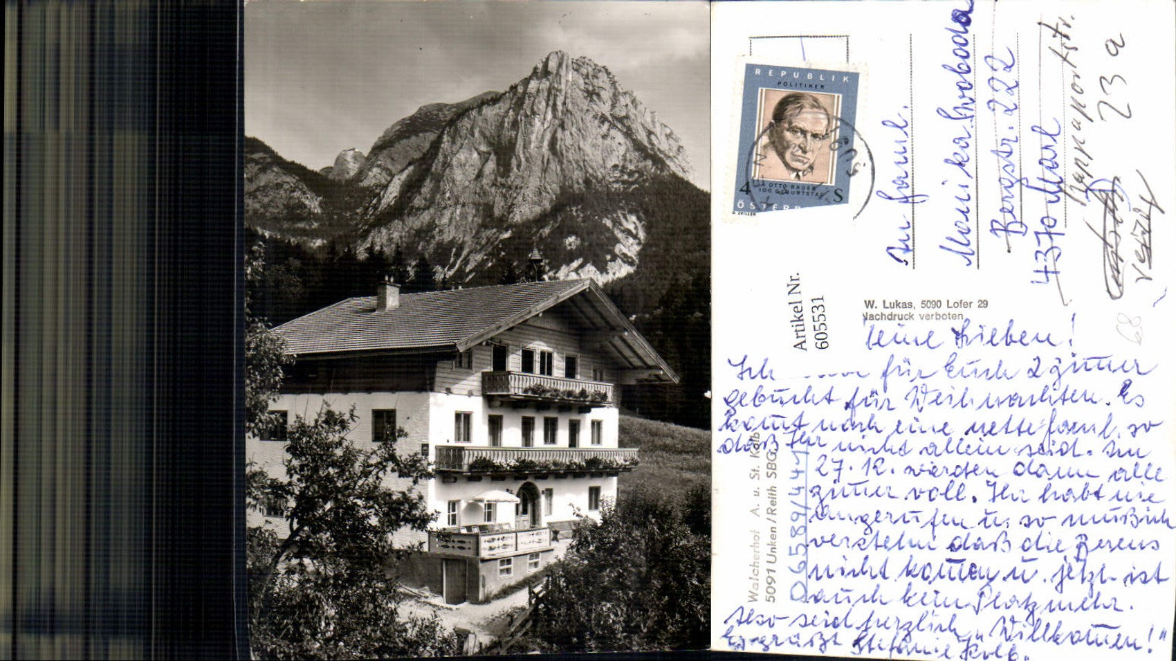 Alte Ansichtskarte – Old Postcard