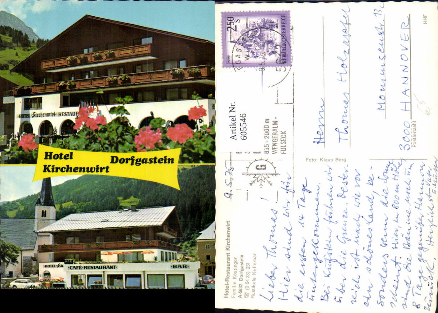 Alte Ansichtskarte – Old Postcard