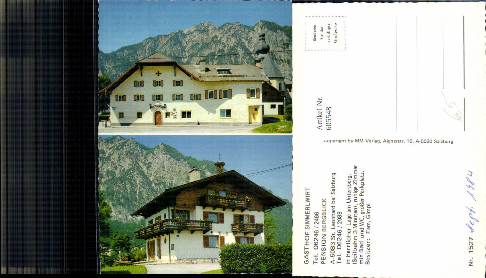 Alte Ansichtskarte – Old Postcard