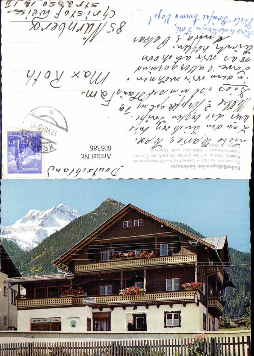 Alte Ansichtskarte – Old Postcard