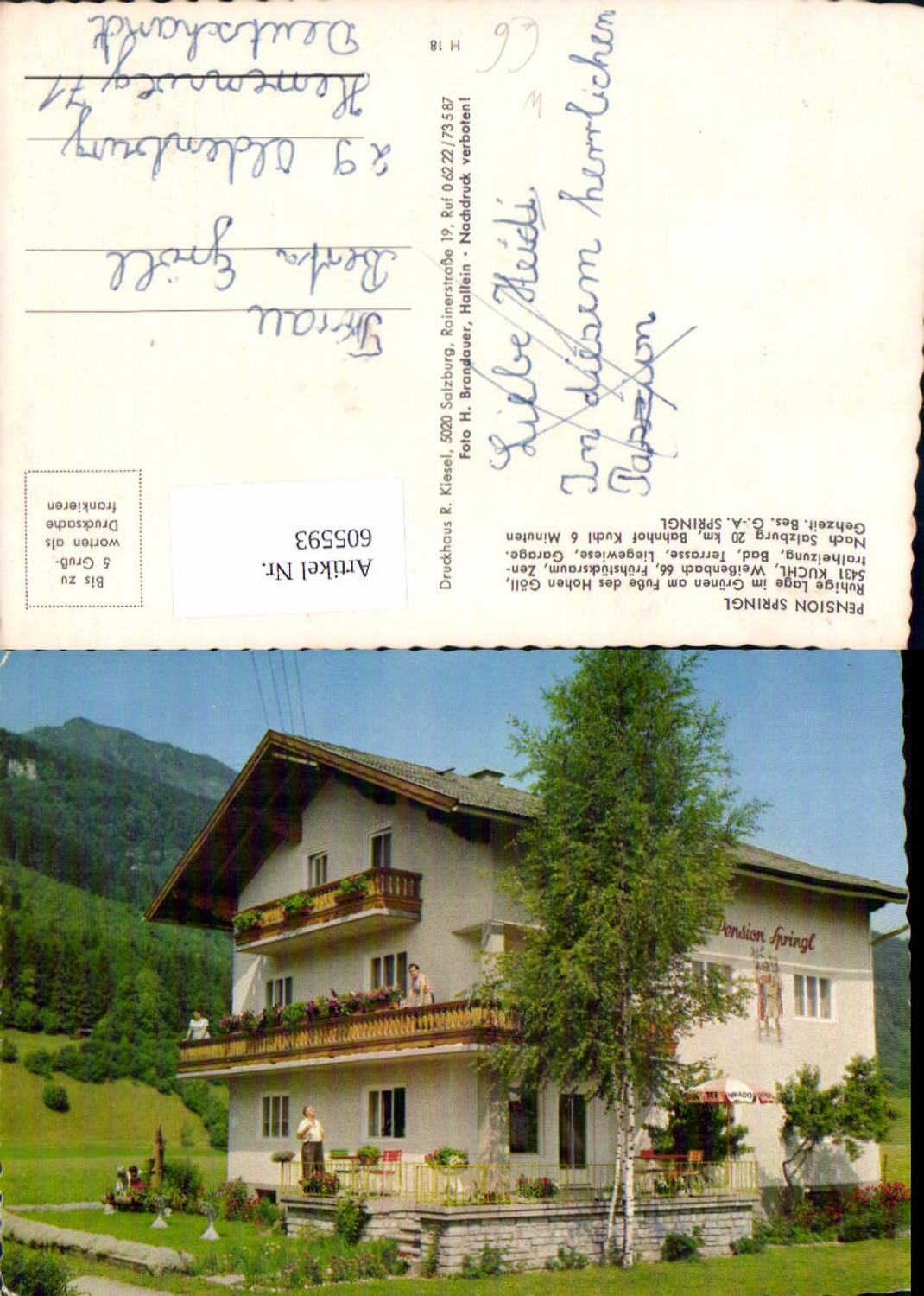 Alte Ansichtskarte – Old Postcard