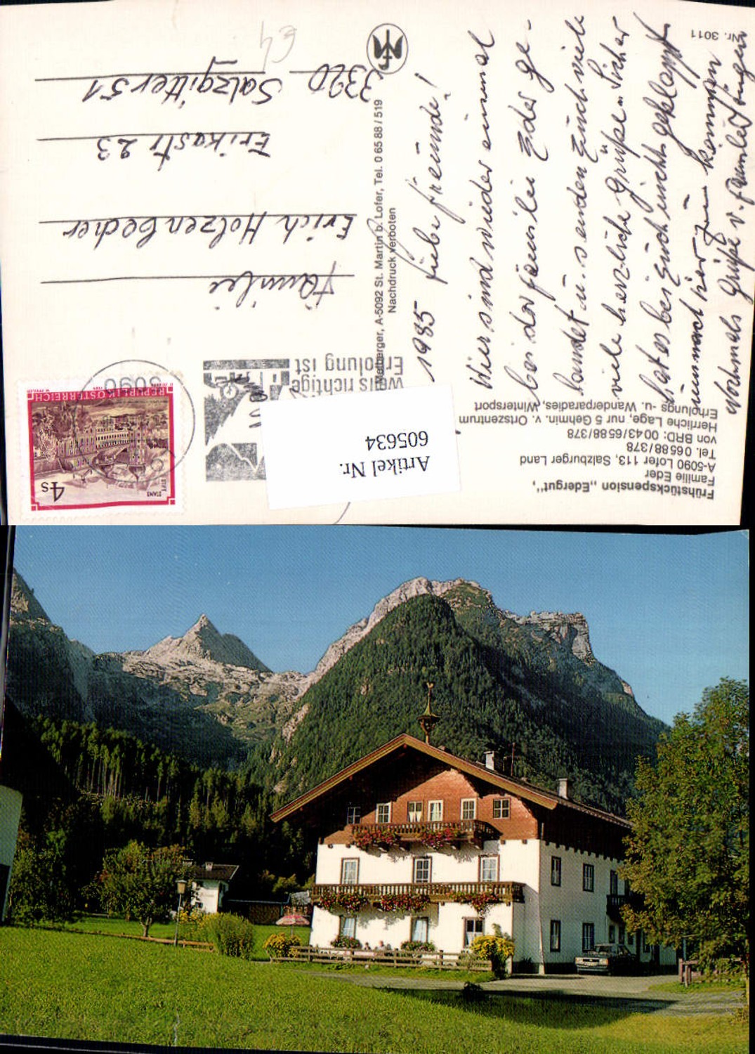 Alte Ansichtskarte – Old Postcard