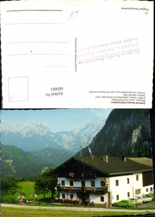 Alte Ansichtskarte – Old Postcard