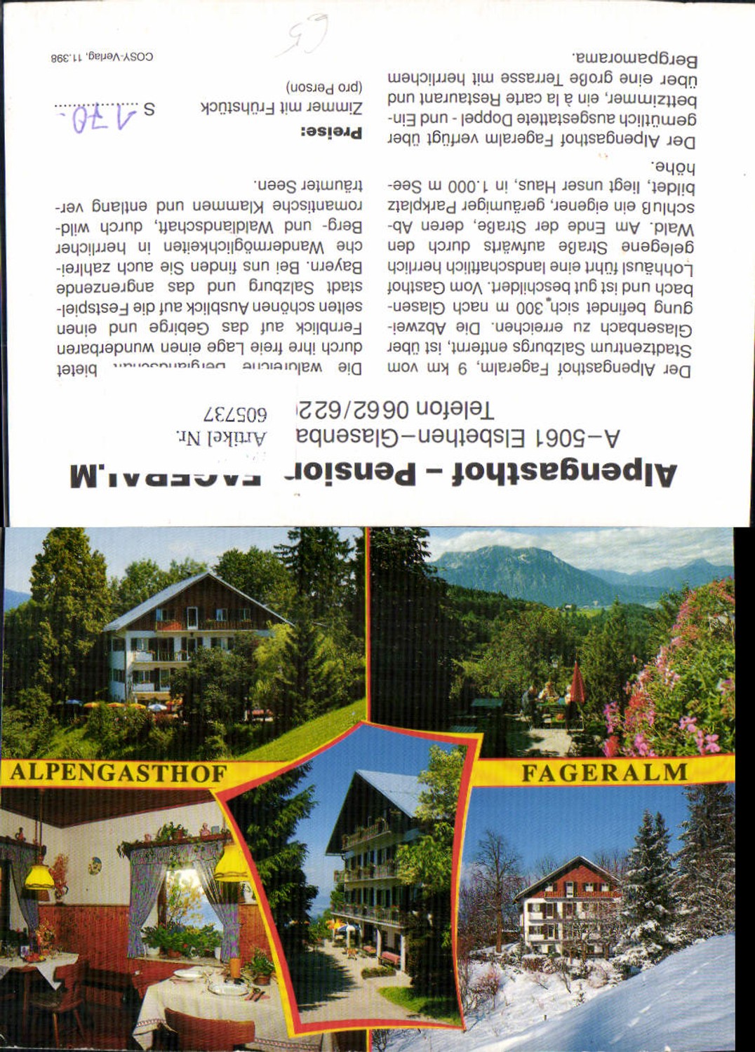 Alte Ansichtskarte – Old Postcard