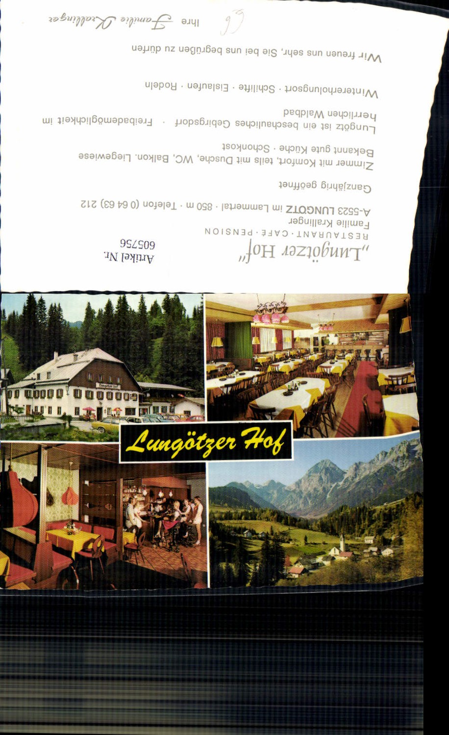 Alte Ansichtskarte – Old Postcard