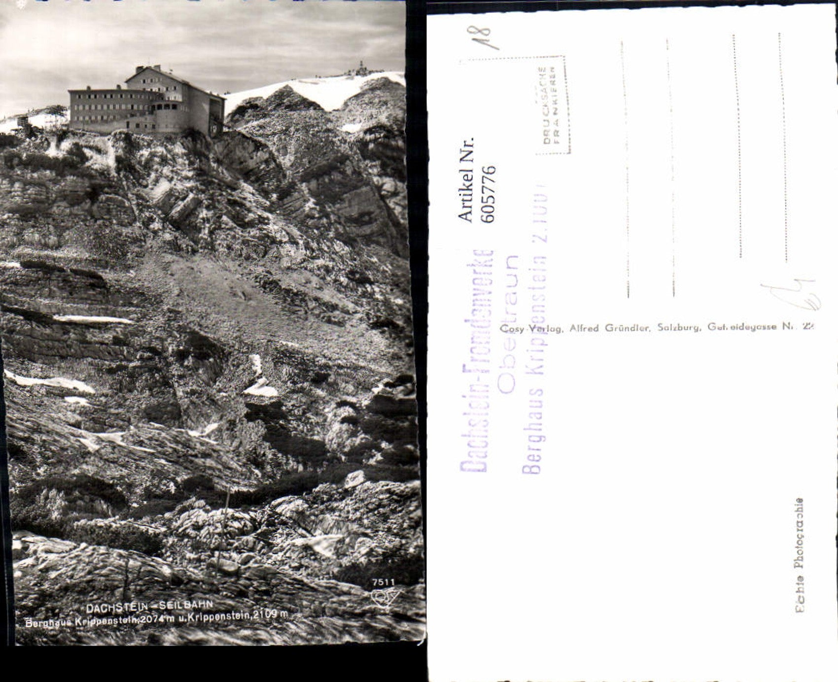 Alte Ansichtskarte – Old Postcard