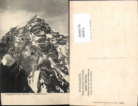 605815,Großglocknerspitze v. Kleinglockner Heiligenblut am Großglockner