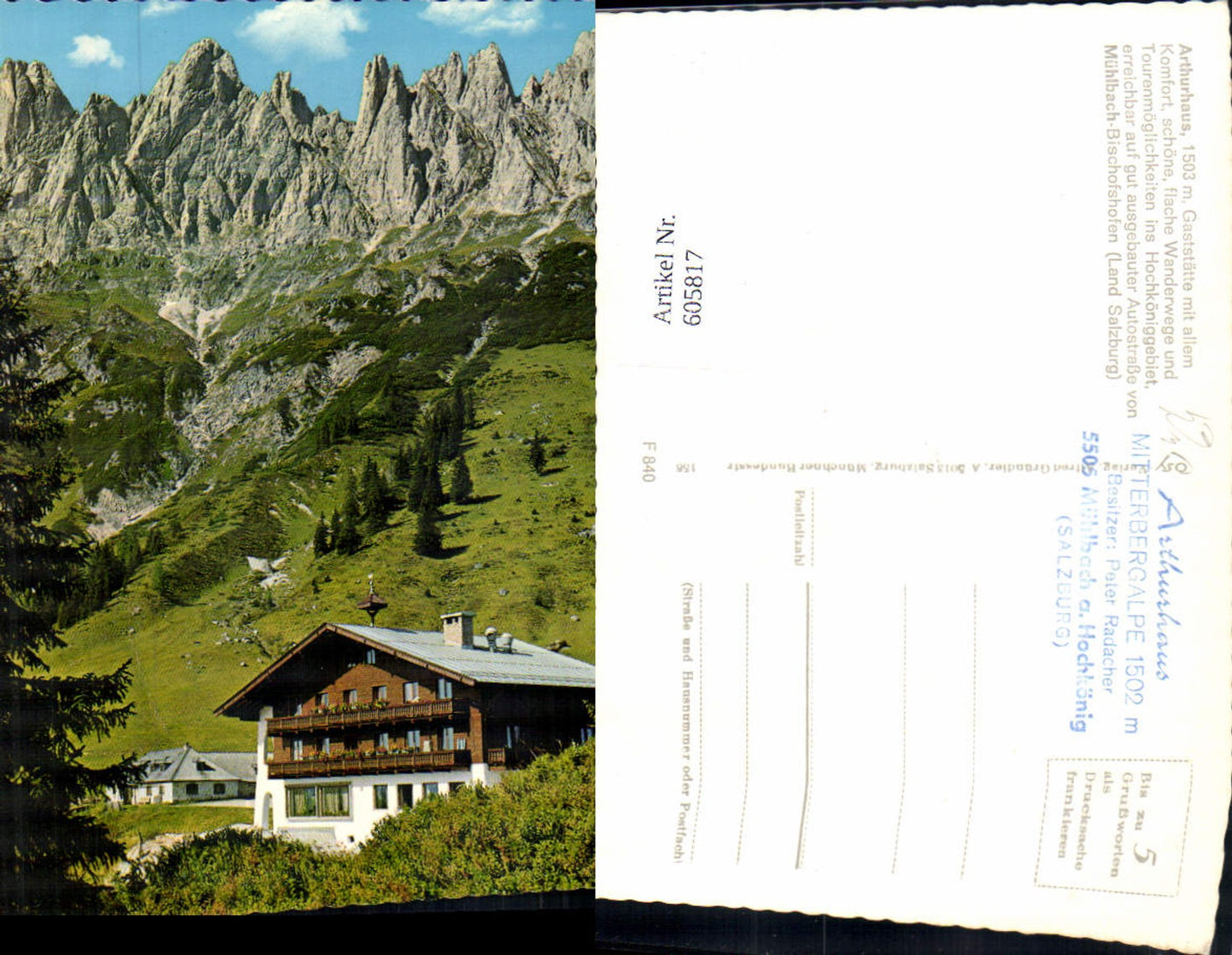 Alte Ansichtskarte – Old Postcard