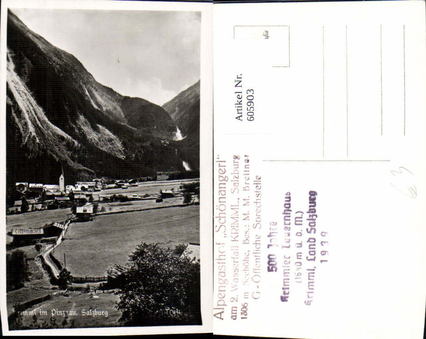 Alte Ansichtskarte – Old Postcard