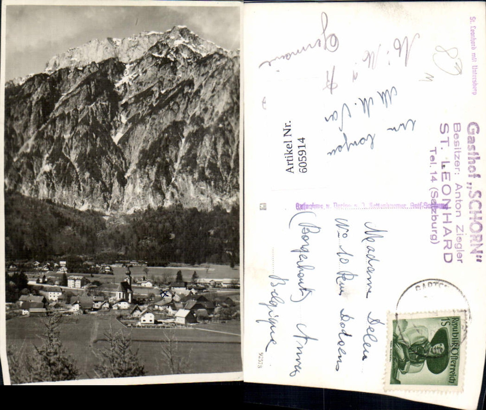Alte Ansichtskarte – Old Postcard