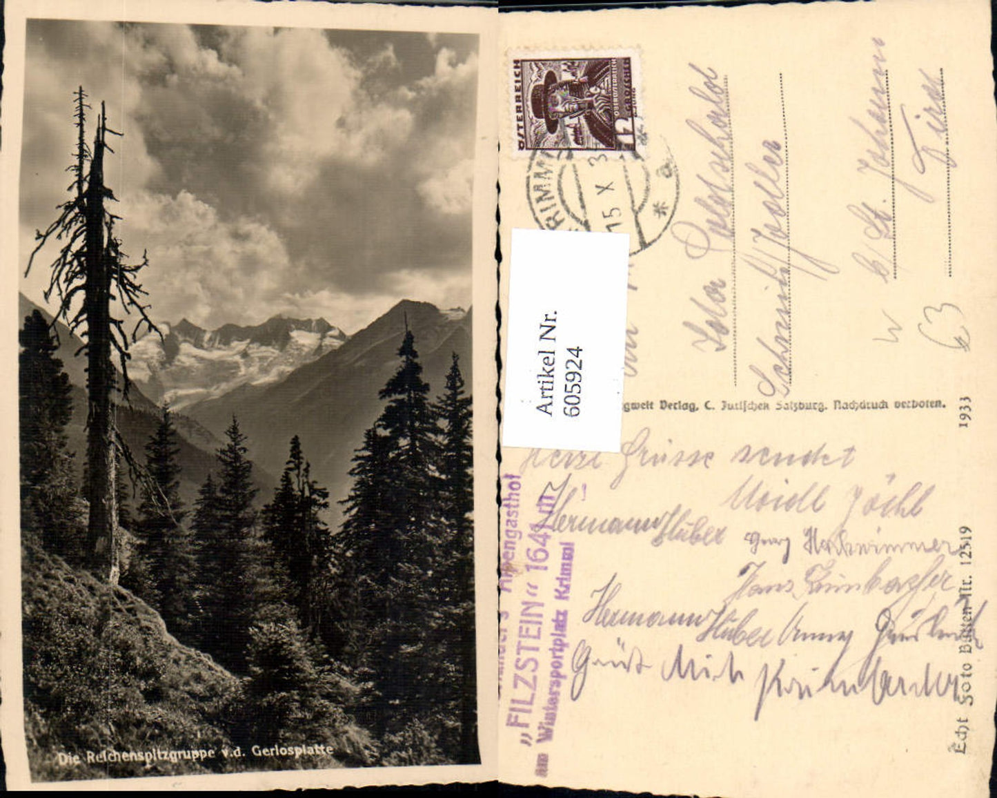 Alte Ansichtskarte – Old Postcard