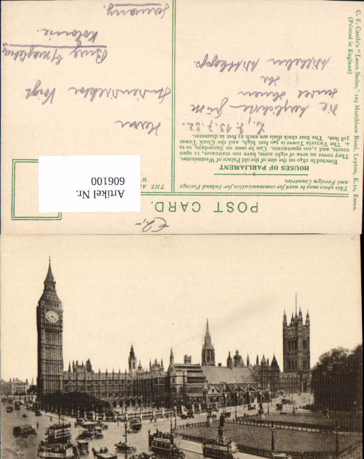 Alte Ansichtskarte – Old Postcard