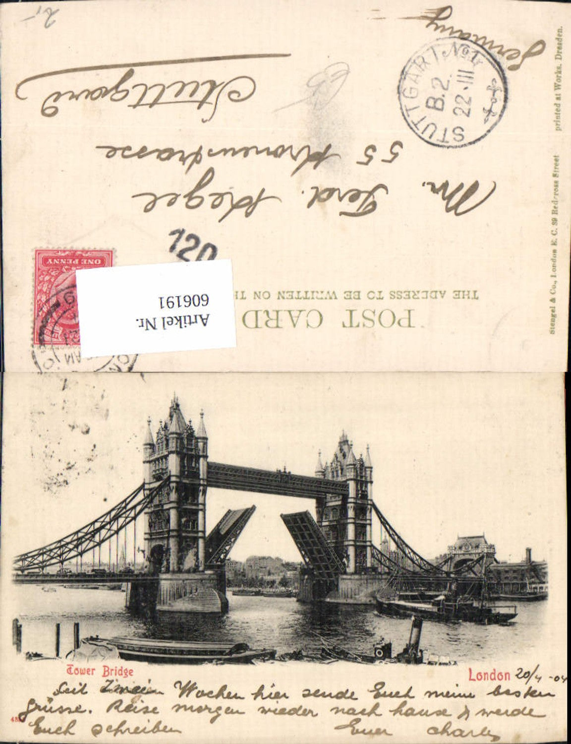 Alte Ansichtskarte – Old Postcard