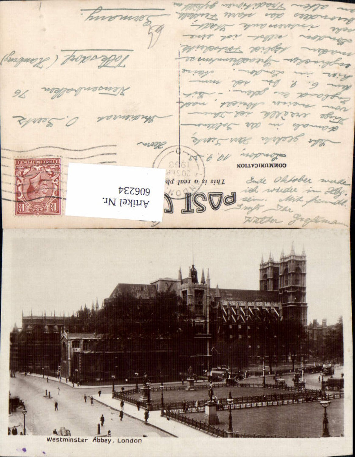 Alte Ansichtskarte – Old Postcard