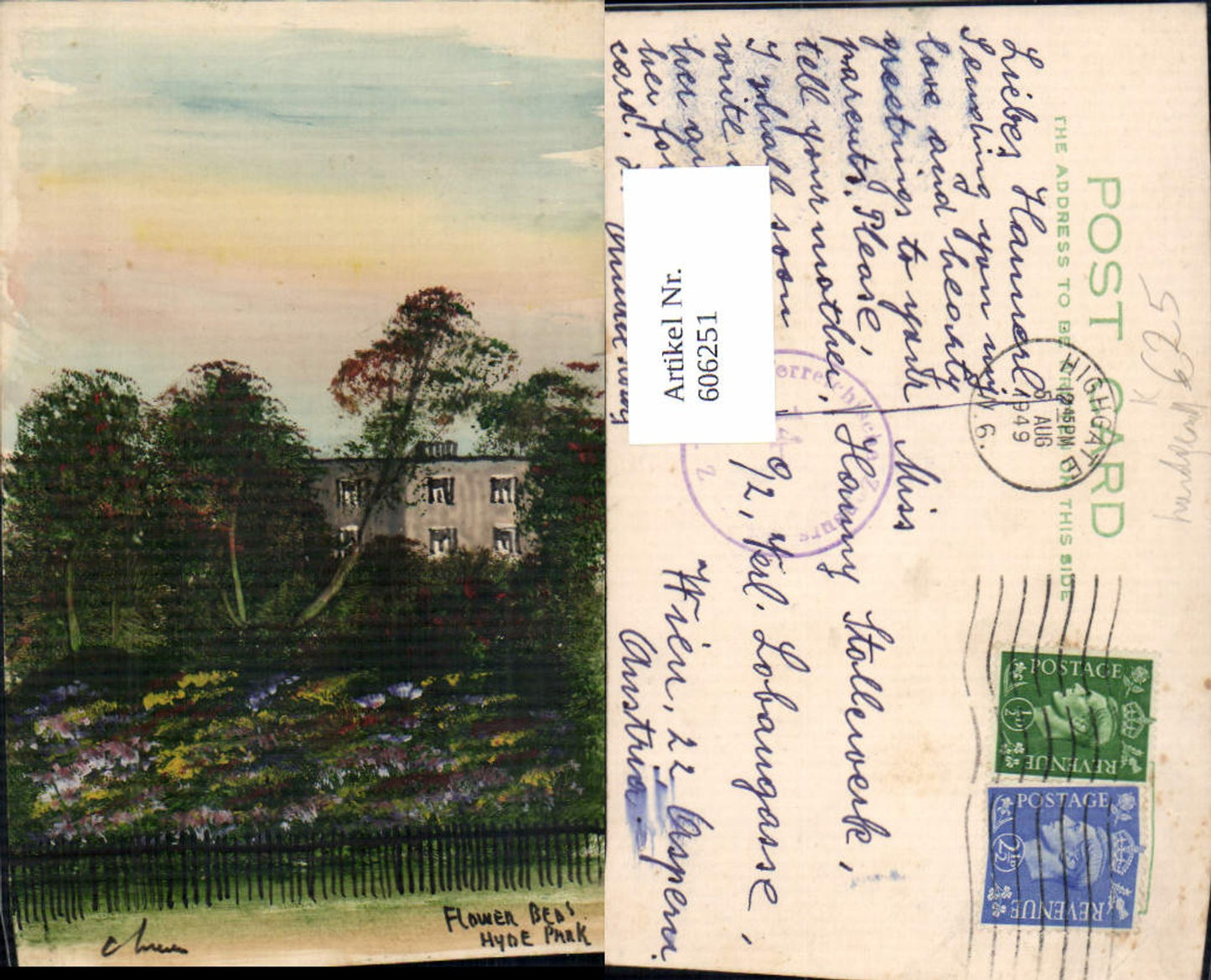 Alte Ansichtskarte – Old Postcard