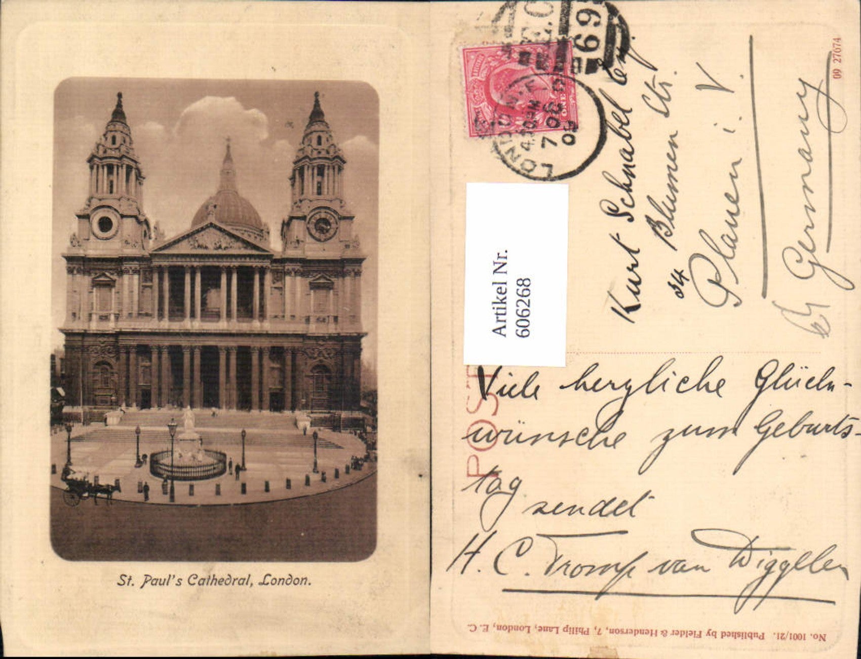 Alte Ansichtskarte – Old Postcard