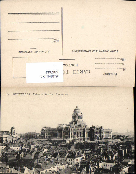 606344,Brüssel Bruxelles Palais de Justice Panorama