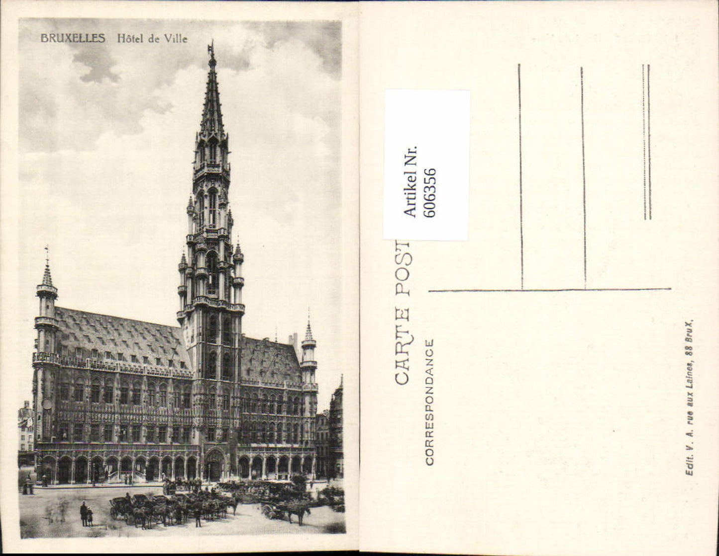 606356,Brüssel Bruxelles Hotel de Ville