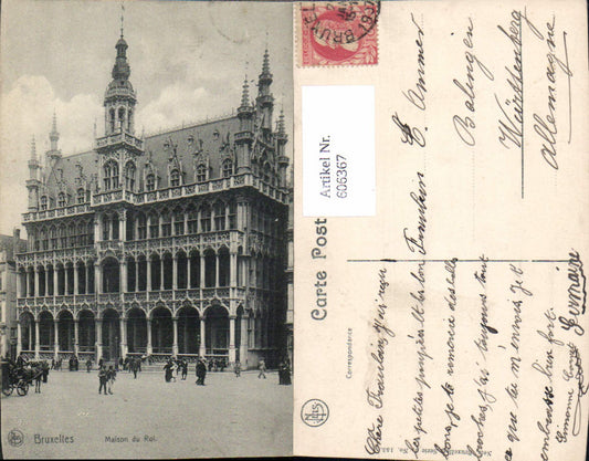 606367,Brüssel Bruxelles Maison du Roi Könighaus