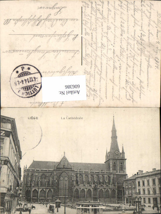 606386, Liège Liège La Cathedrale Cathedral
