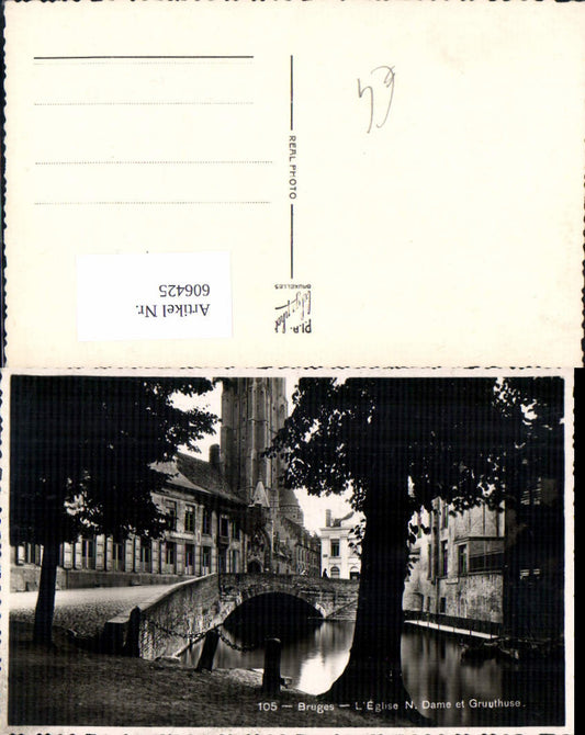 606425,Photo Ak Bruges Bruges L Eglise Notre Dame et Gruuthuse church