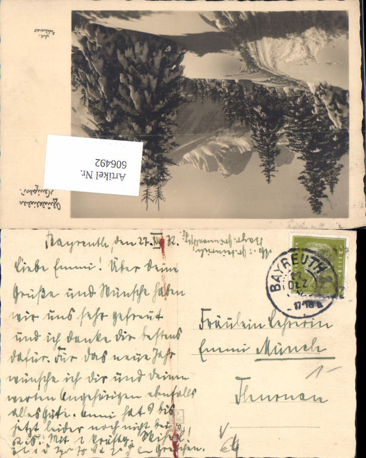 Alte Ansichtskarte – Old Postcard