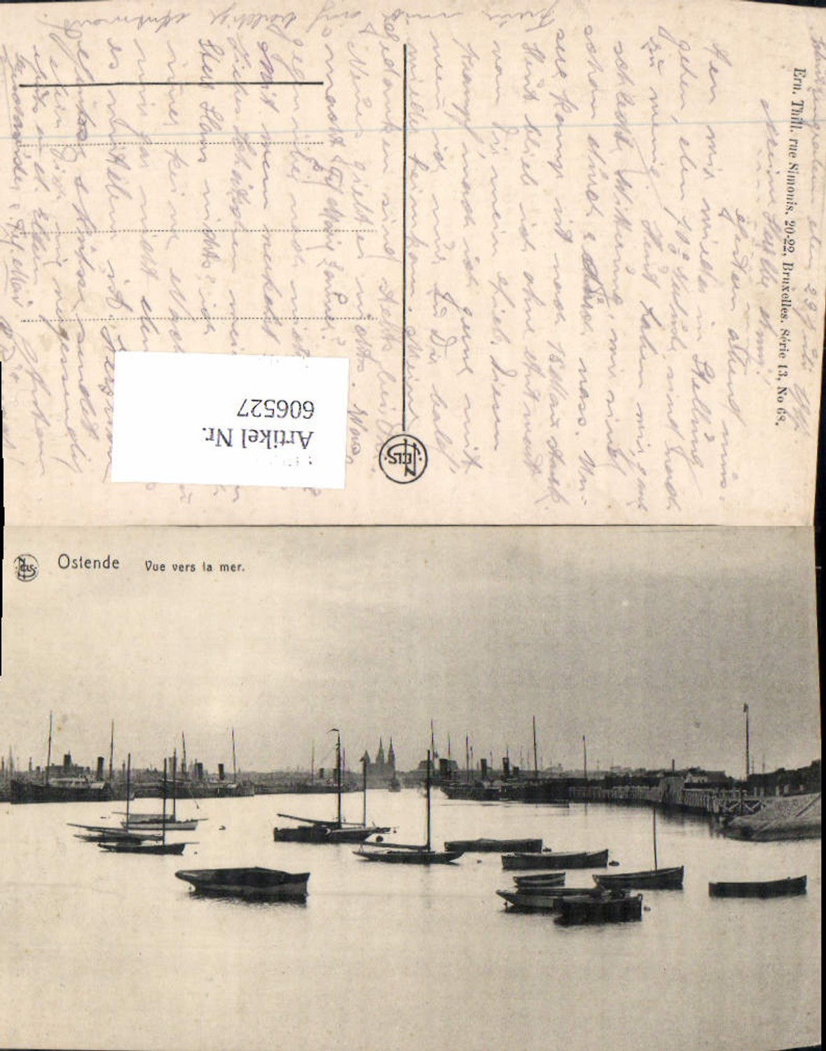 606527, Ostend View towards the sea Sailboats Boats Belgium