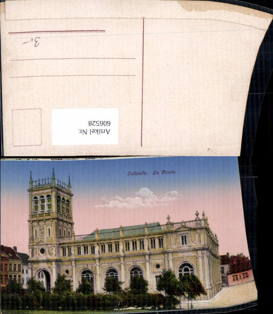 606528,Ostende La Poste Post Postamt Belgium