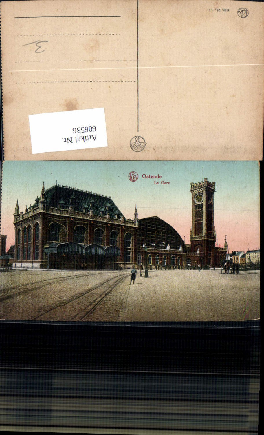 606536, Ostend La Gare train station Belgium