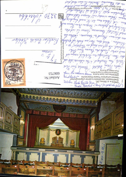 606753,Grein a. d. Donau Stadttheater Innenansicht