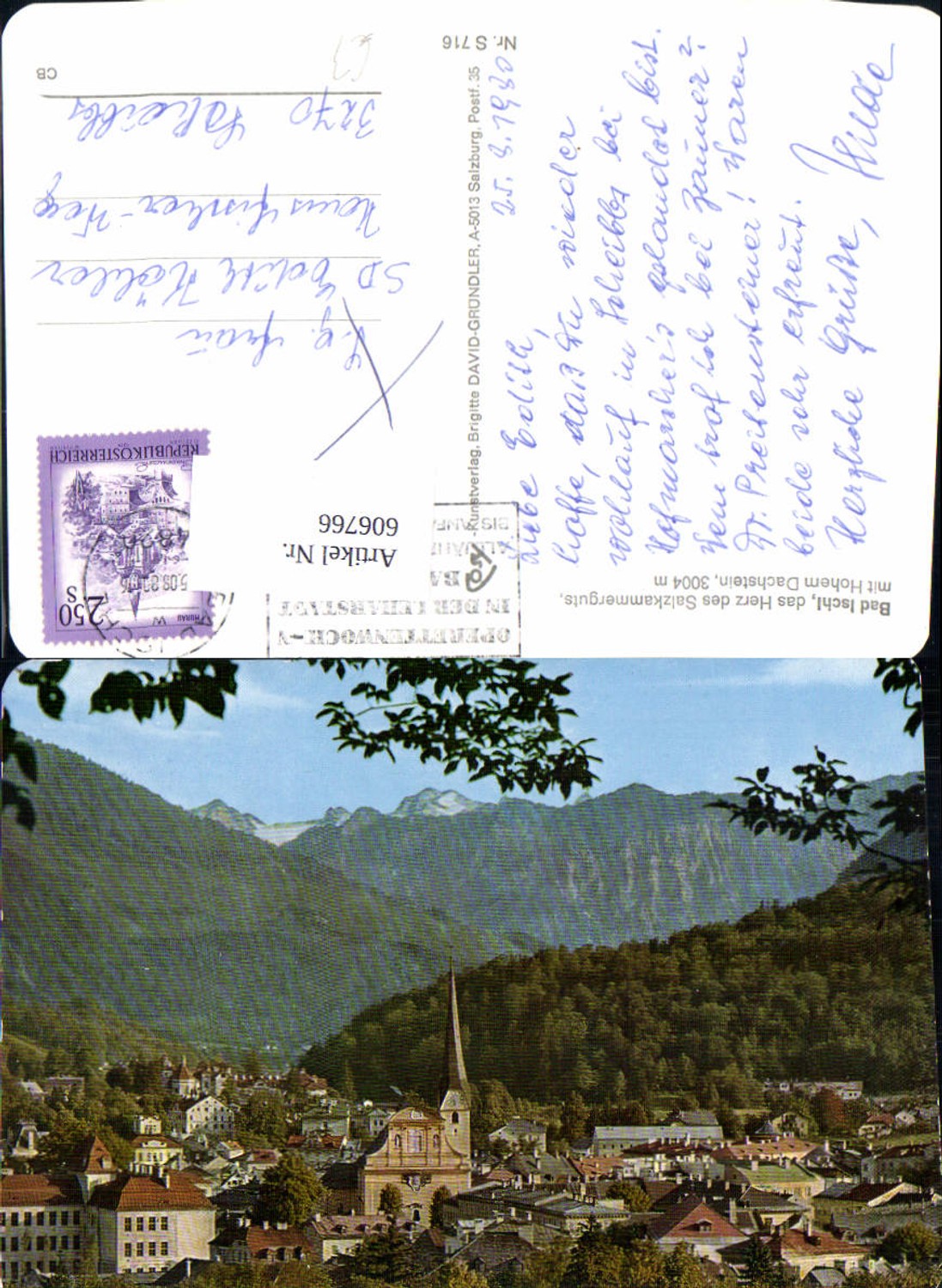 606766,Bad Ischl m. Hohem Dachstein