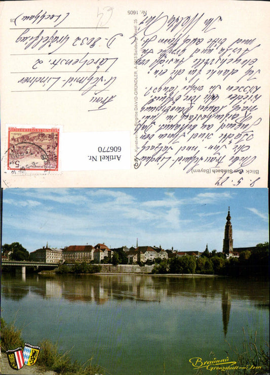 606770,Braunau a. Inn Blick v. Simbach Bayern