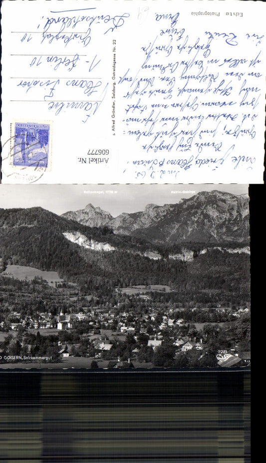 606777,Foto Ak Bad Goisern Salzkammergut Totale