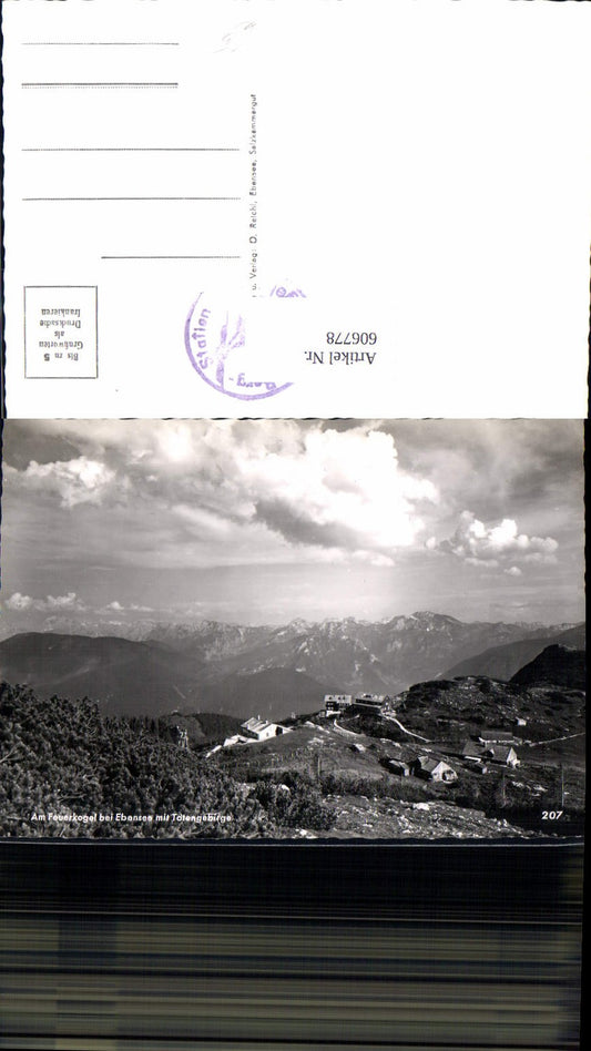 606778,Am Feuerkogel b. Ebensee m. Totengebirge