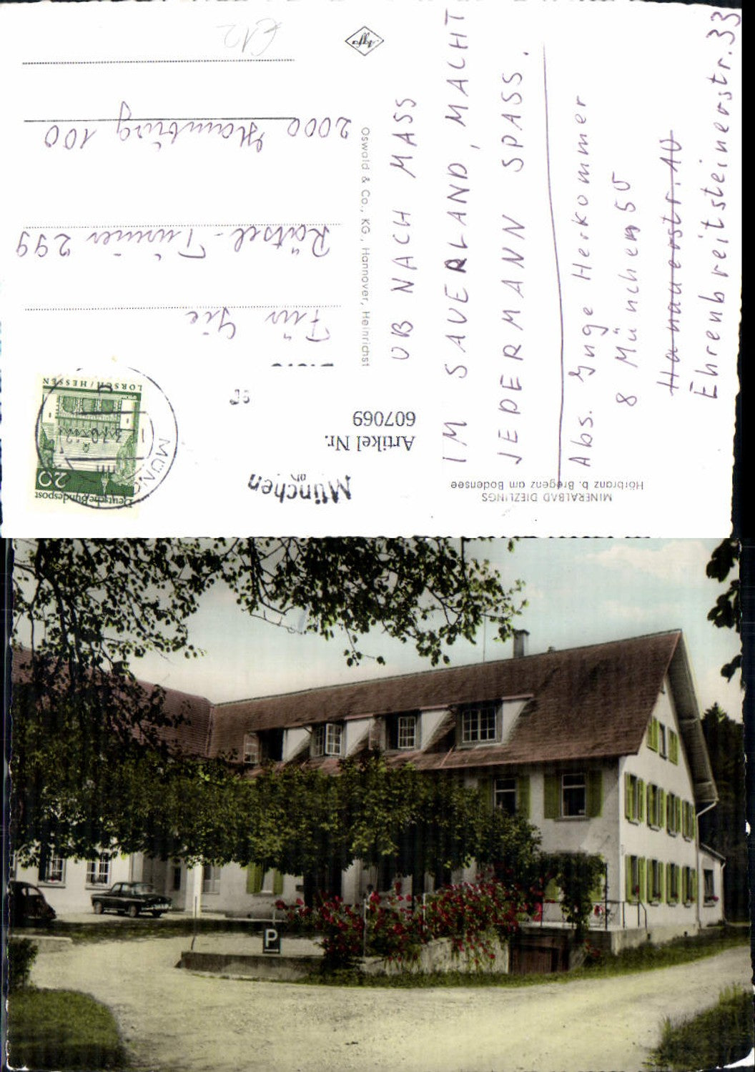 Alte Ansichtskarte – Old Postcard