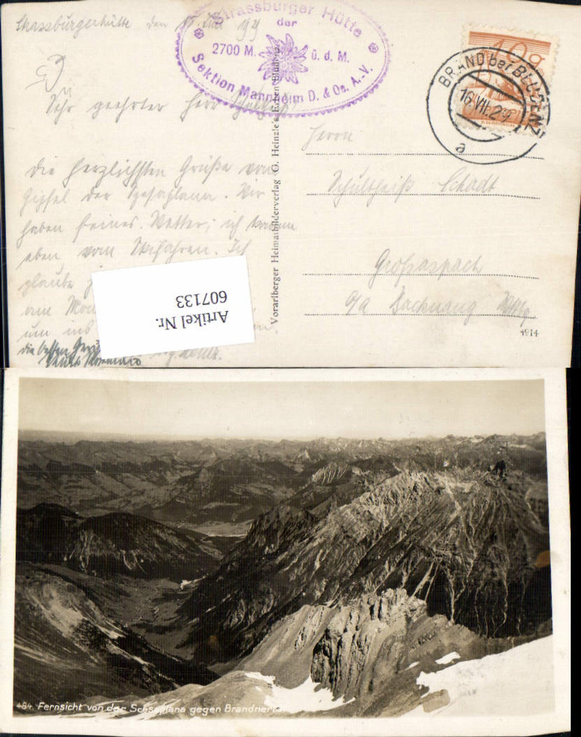 Alte Ansichtskarte – Old Postcard