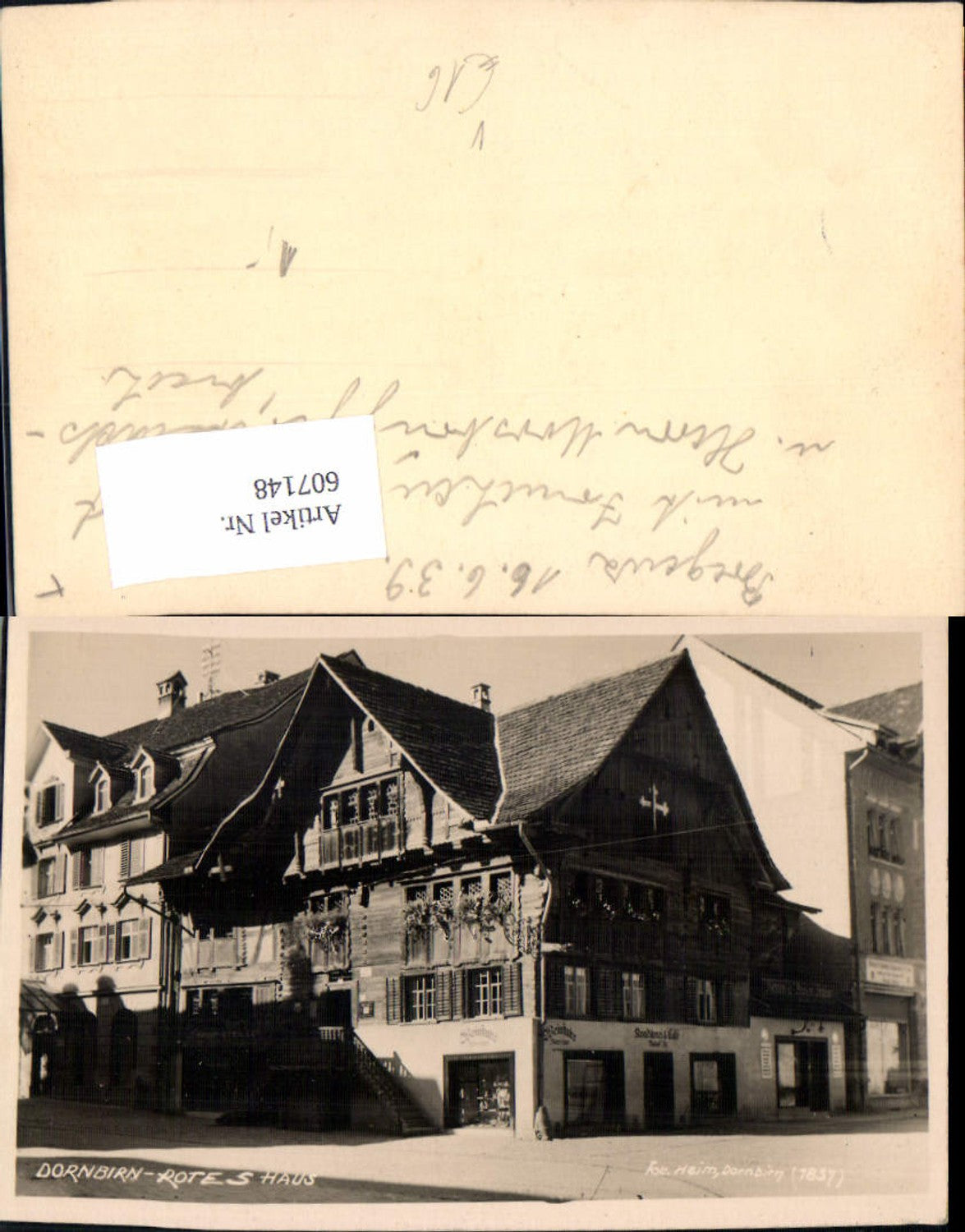 Alte Ansichtskarte – Old Postcard