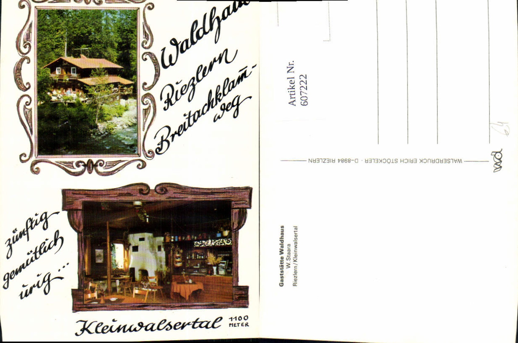 Alte Ansichtskarte – Old Postcard