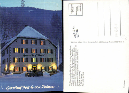 Alte Ansichtskarte – Old Postcard