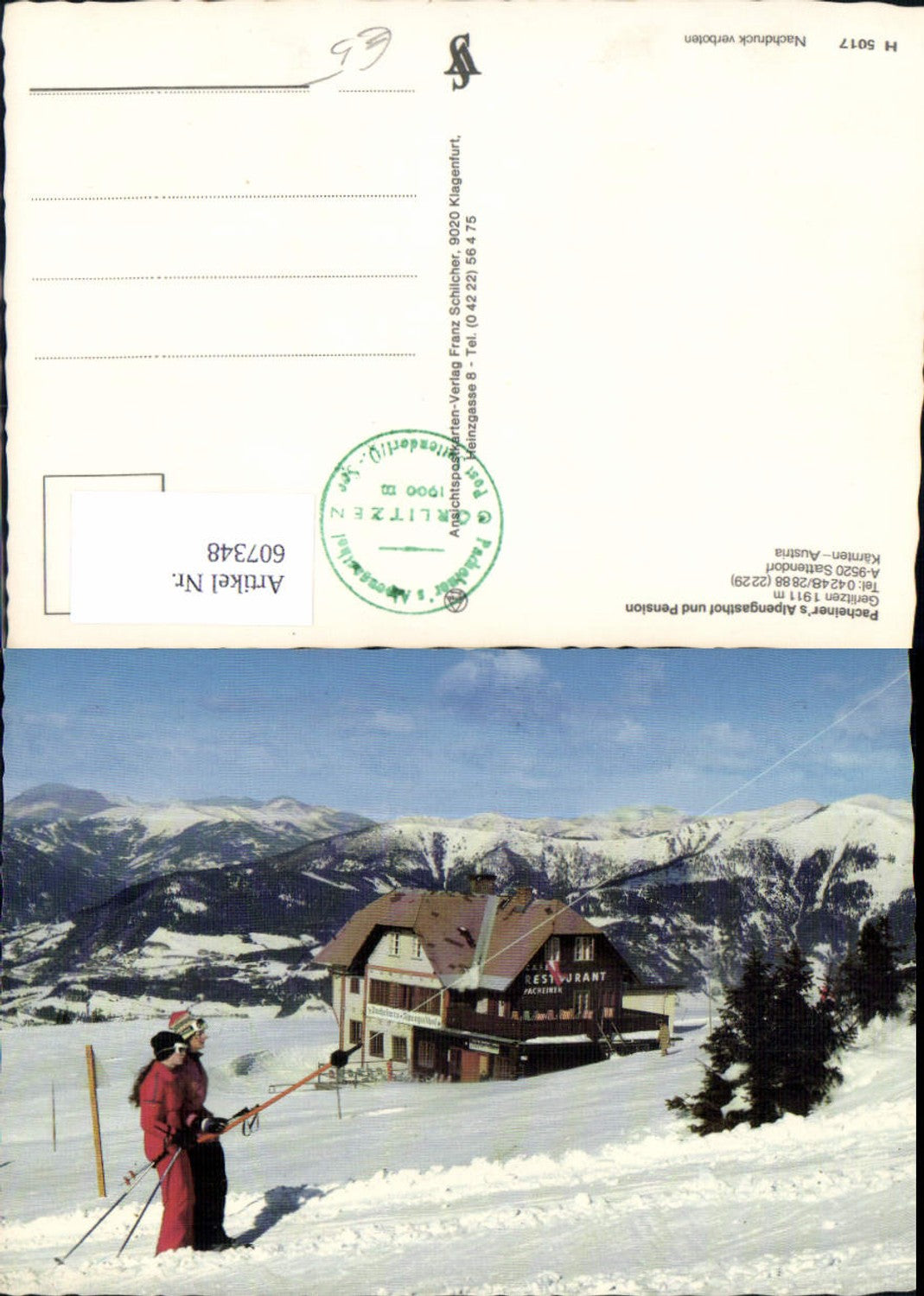607348,Sattendorf Pacheiners Alpengasthof u. Pension Wintersport Skilift