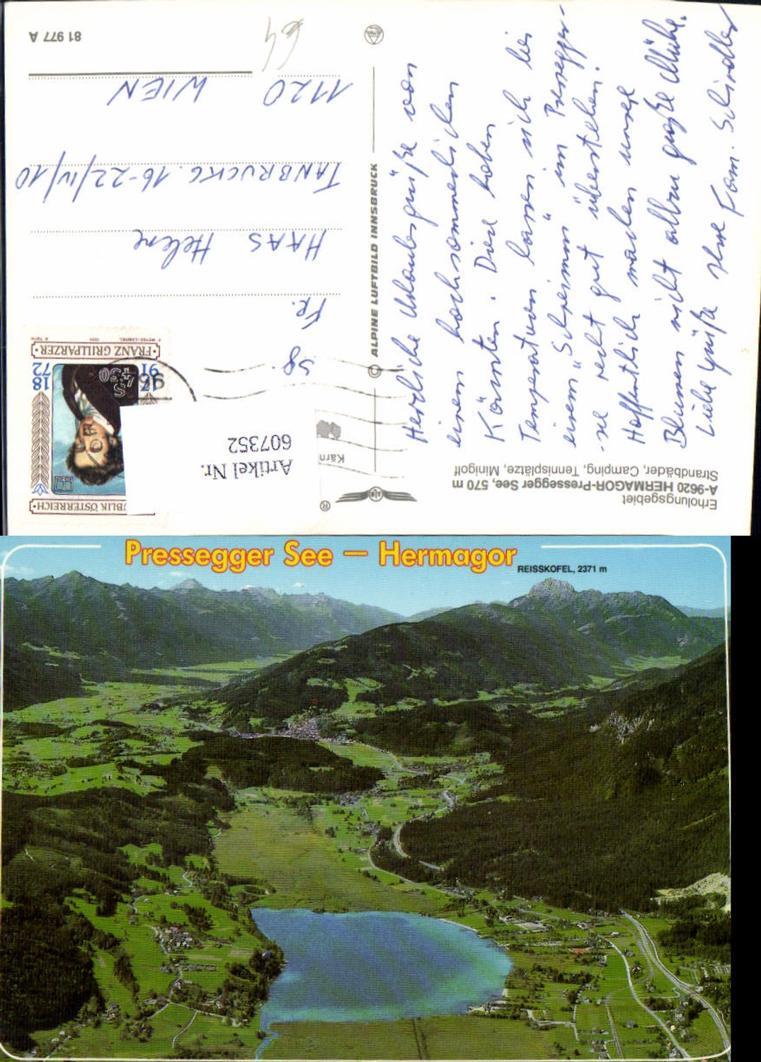 607352,Hermagor Pressegger See Totale