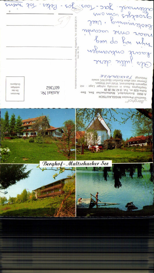607362,Mehrbild Ak Briefelsdorf Maltschacher See Berghof