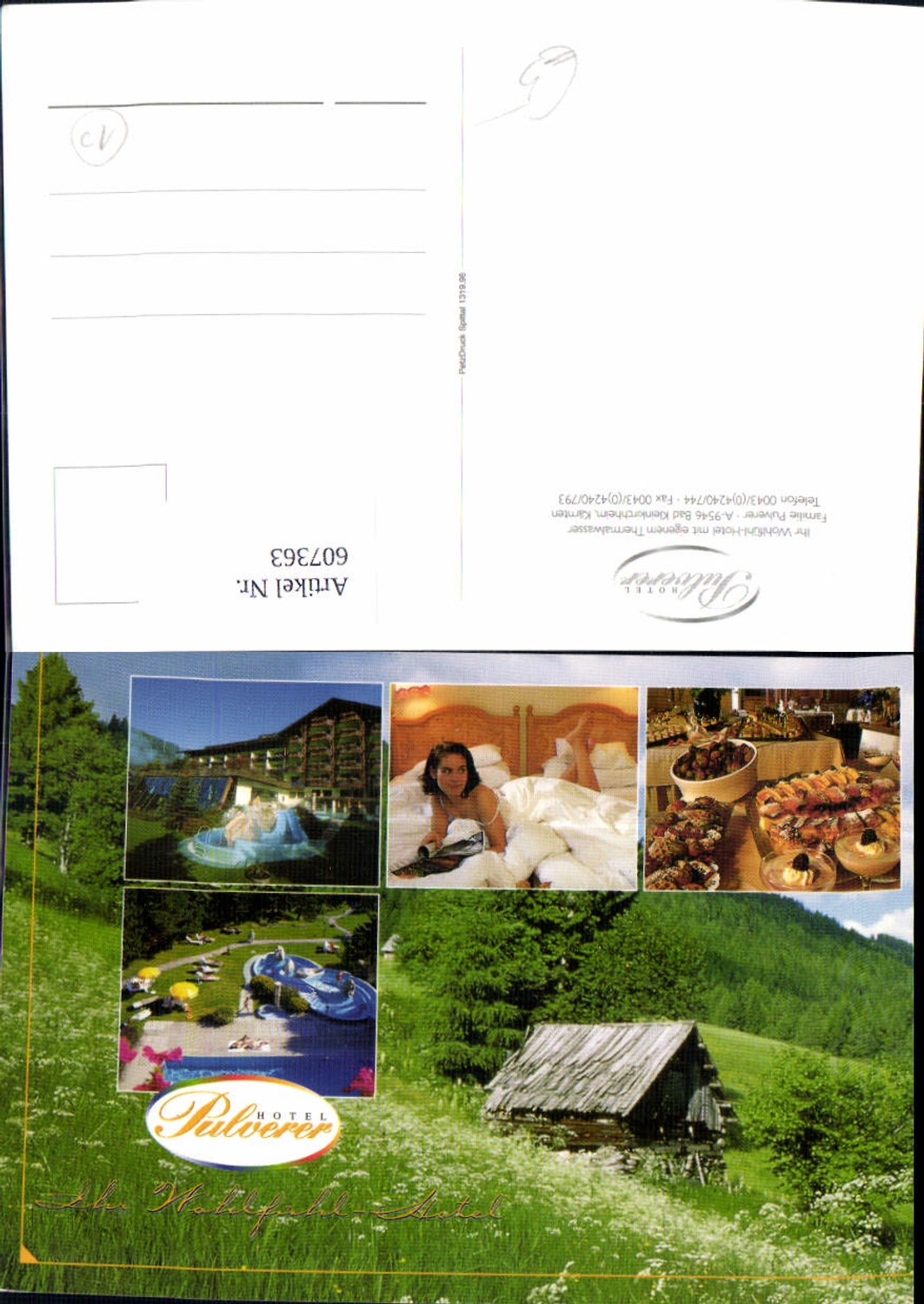 607363,Mehrbild Ak Bad Kleinkirchheim Hotel Pulverer