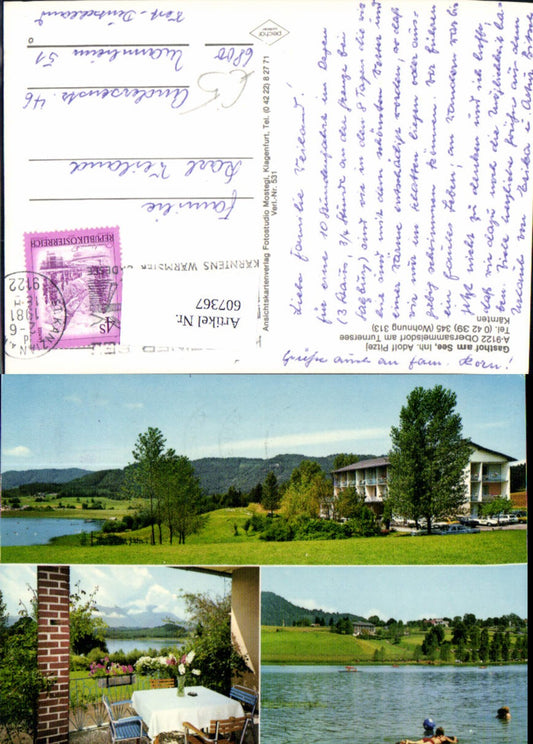 607367,Mehrbild Ak Obersammeldorf a. Turnersee Gasthof a. See