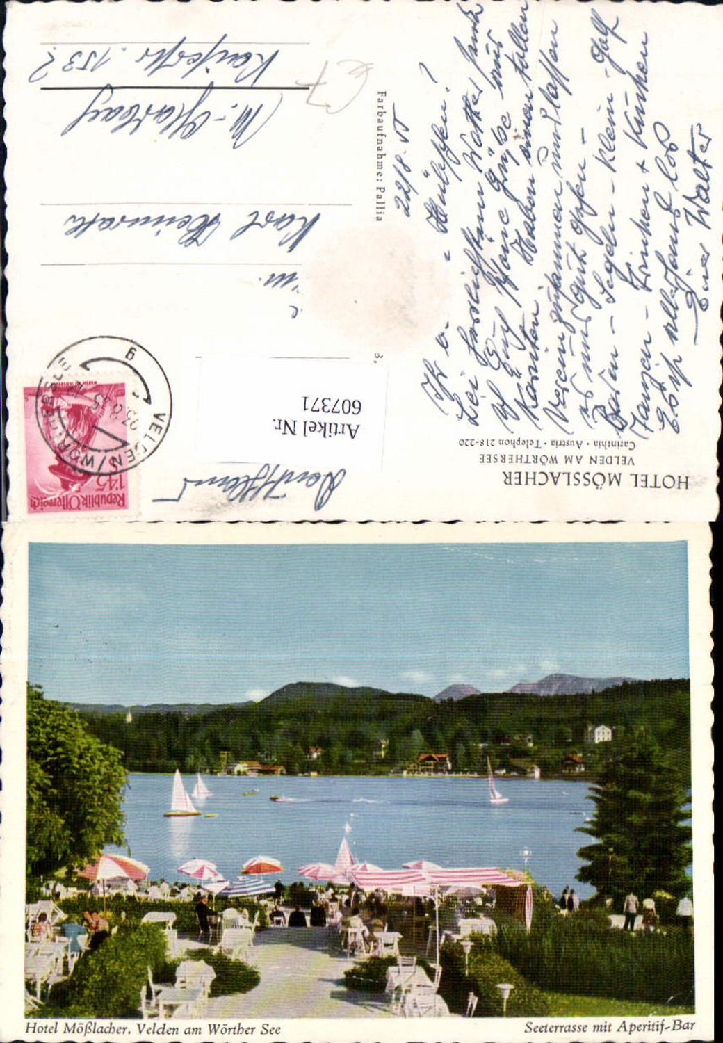 607371,Velden a. Wörthersee Hotel Mösslacher Seeterrasse