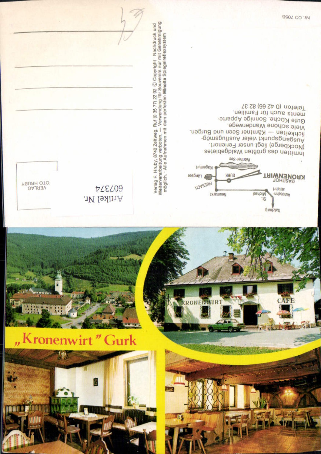607374,Mehrbild Ak Gurk Gasthof Kronenwirt