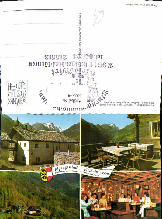 607398,Mehrbild Ak Heiligenblut a. Großglockner Alpengasthof Fleißwirt