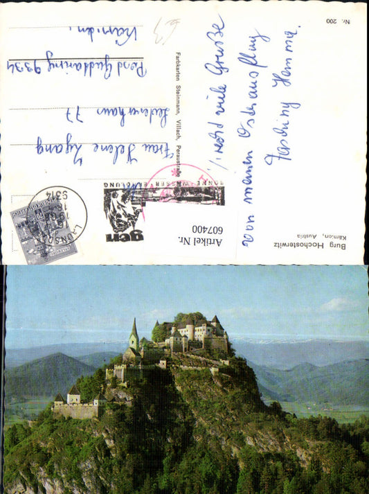 607400,Sankt Georgen am Längsee Burg Hochosterwitz