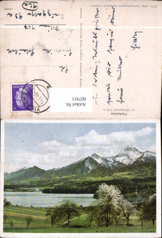 607411,Faakersee m. Mittagskogel Drobollach am Faaker See Villach