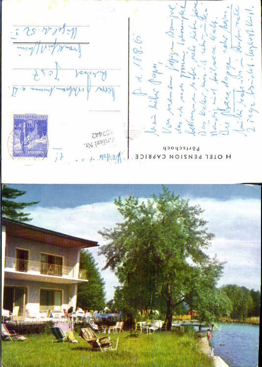 607442,Pörtschach am Wörthersee Hotel Pension Caprice 1960